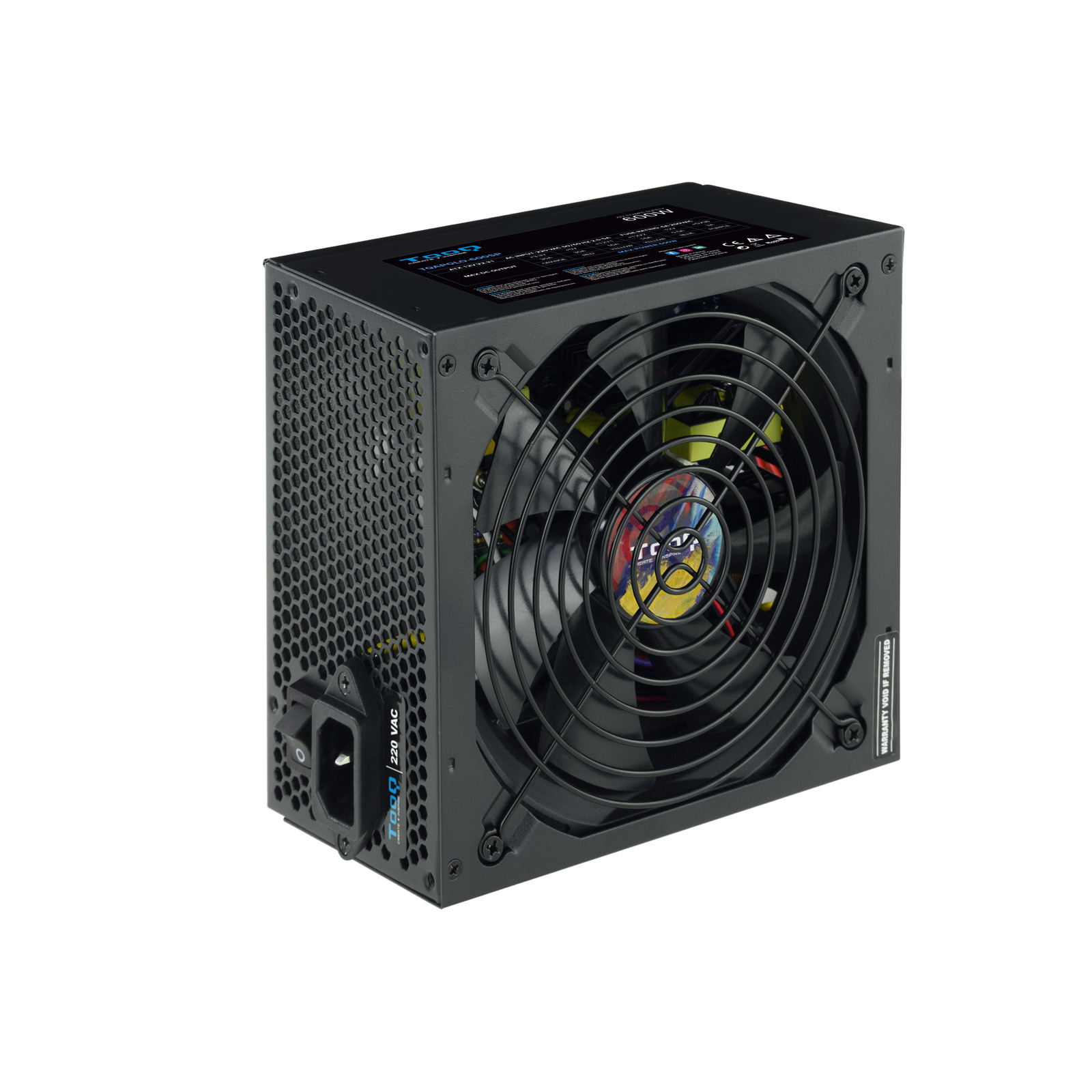 Alimentation ATX TooQ Apolo - 600W (Noir)