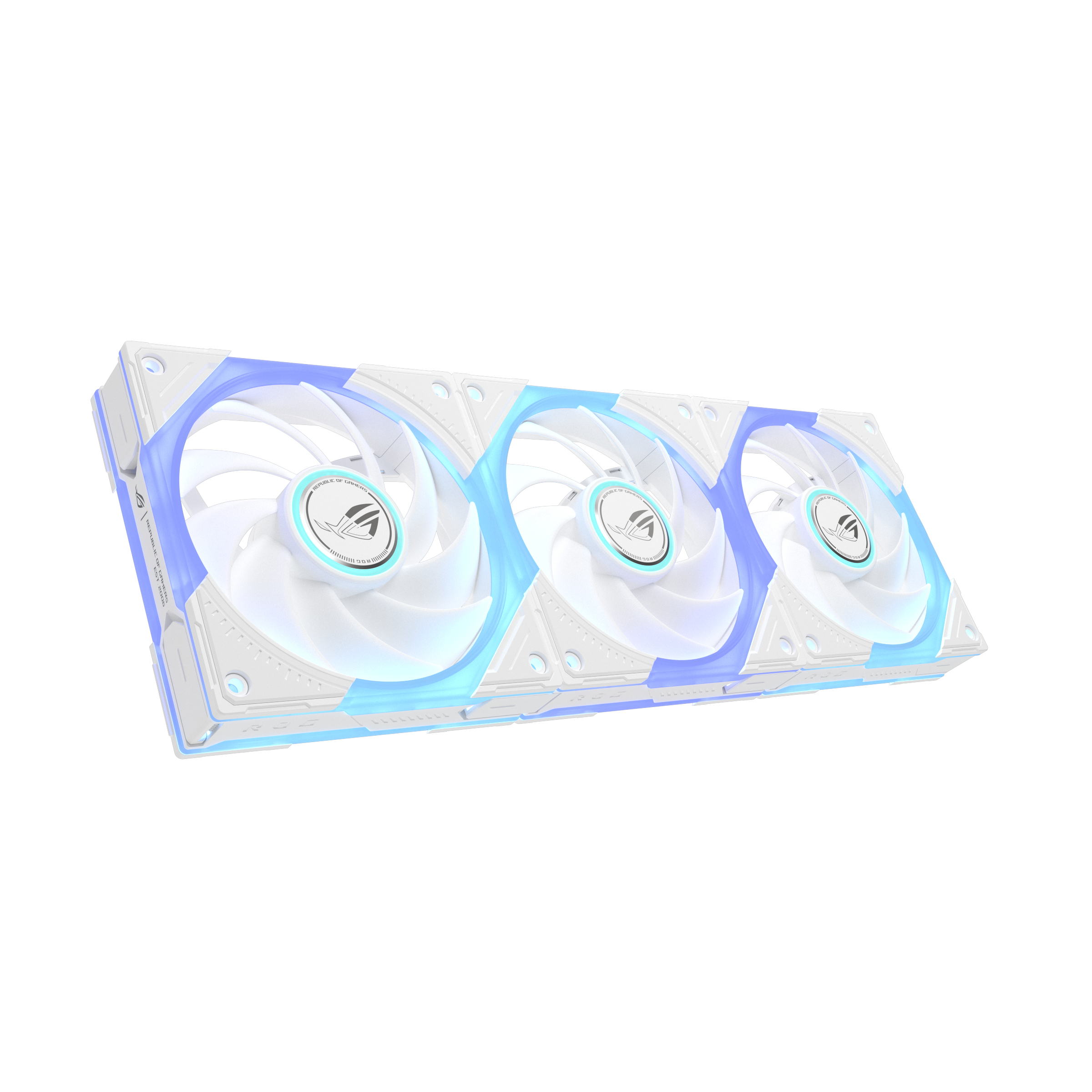 ASUS ROG Eurux GR120 ARGB Fan White Triple Pack Boitier PC Ventilateur 12 cm Blanc 3 pièce(s)
