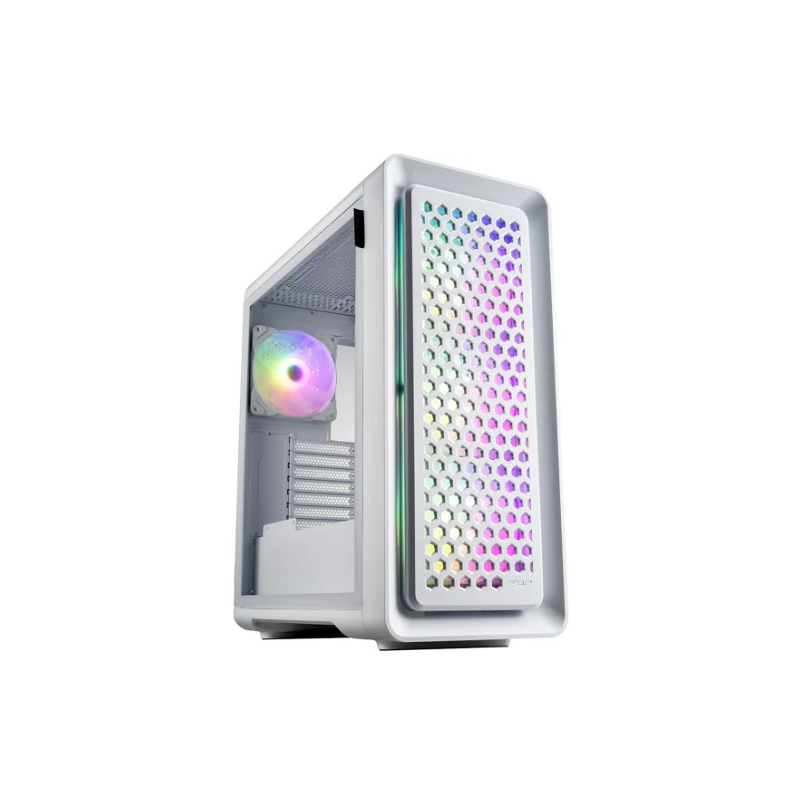 Boitier Grand Tour ATX FSP CUT593A RGB avec panneau vitré (Blanc)