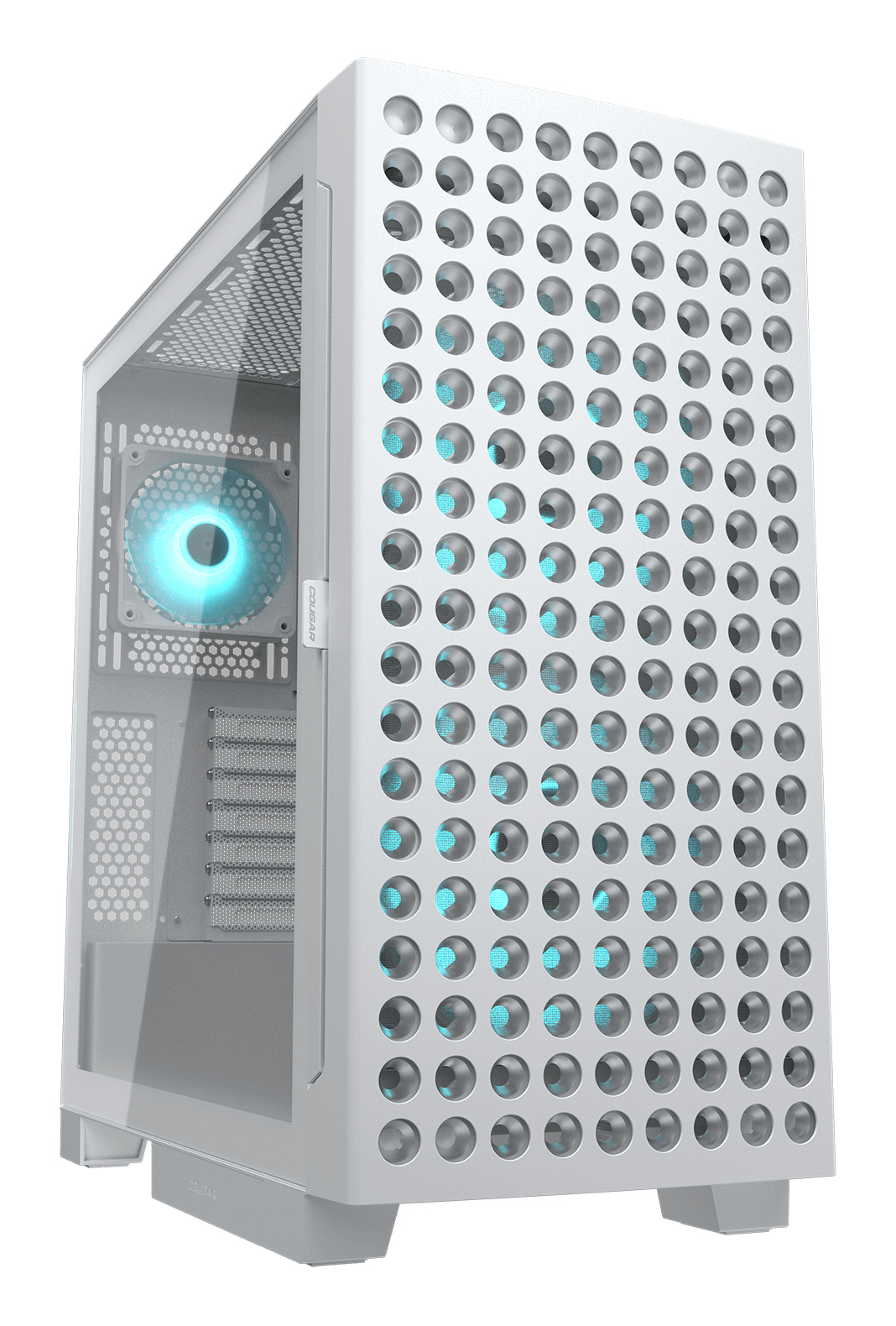 Boitier Grand Tour E-ATX Cougar Airface Eco RGB avec panneau vitré (Blanc)