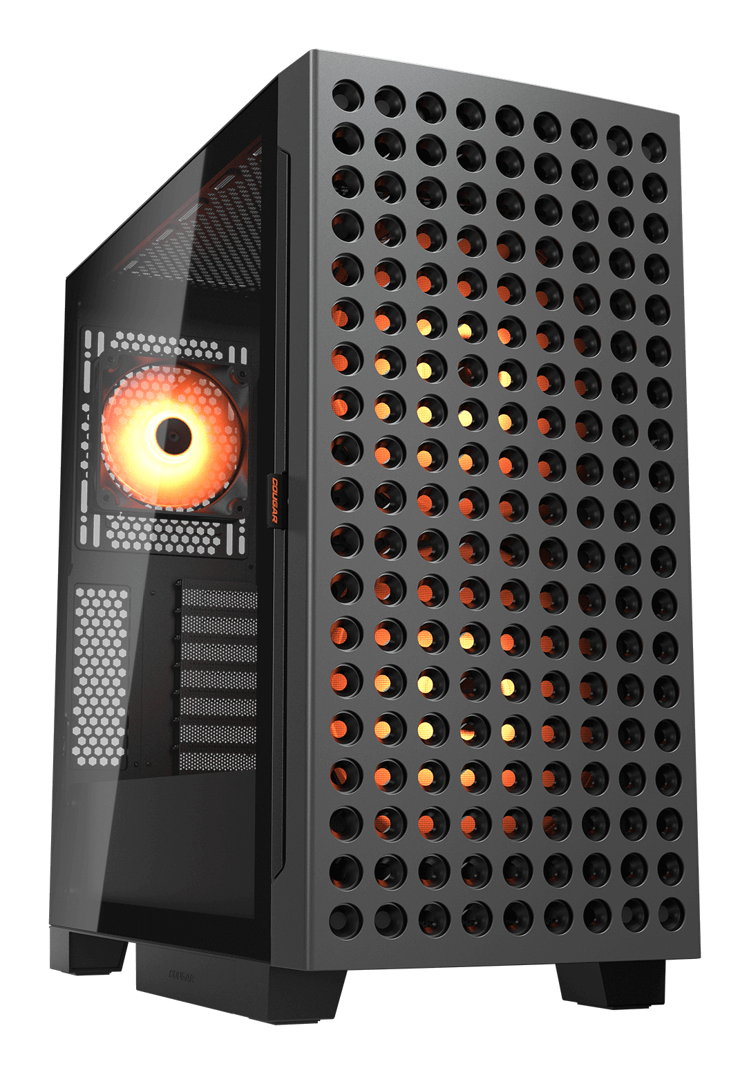 Boitier Grand Tour E-ATX Cougar Airface Eco RGB avec panneau vitré (Noir)
