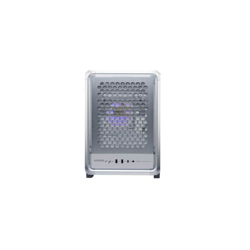 Boitier Mini Tour Micro ATX Cooler Master MasterFrame 400 Mesh RGB avec panneau vitré (Argent)