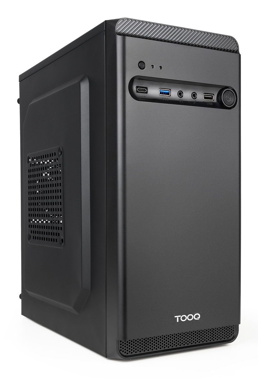 Boitier Mini Tour Micro ATX TooQ TQC-4702-SP + Alimentation 500W (Noir)