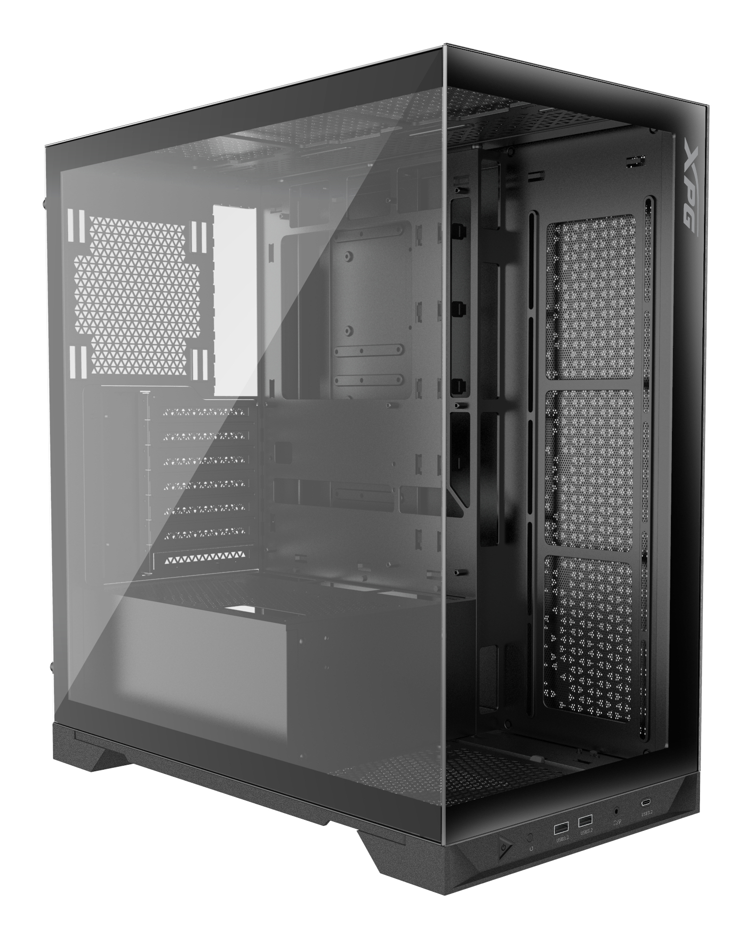Boitier Moyen Tour ATX Adata XPG Invader X RGB avec panneaux vitrés (Noir)