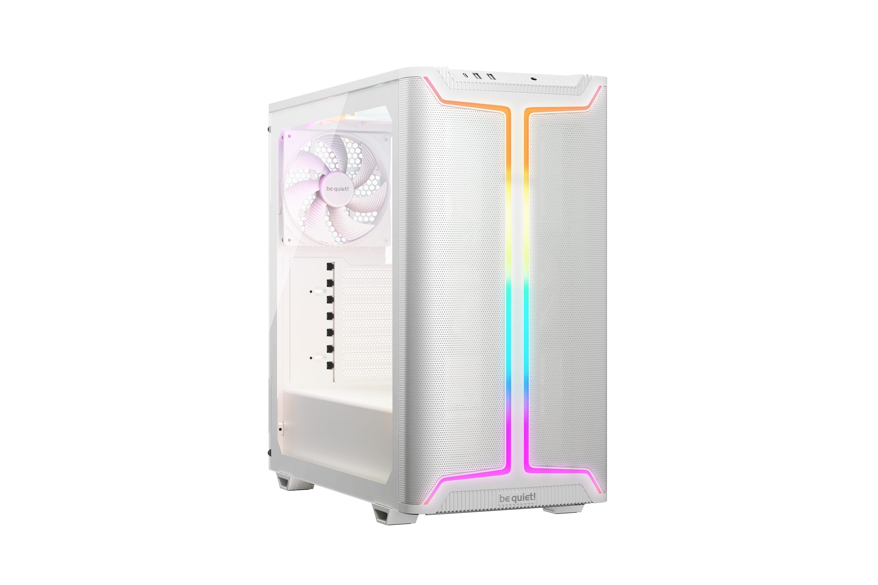 Boitier Moyen Tour ATX be quiet! Pure Base 501 DX RGB avec panneau vitré (Blanc)