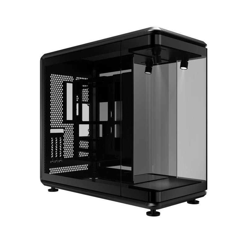 Boitier Moyen Tour ATX Cooler Master MasterFrame 360 Panorama avec panneaux vitrés (Noir)