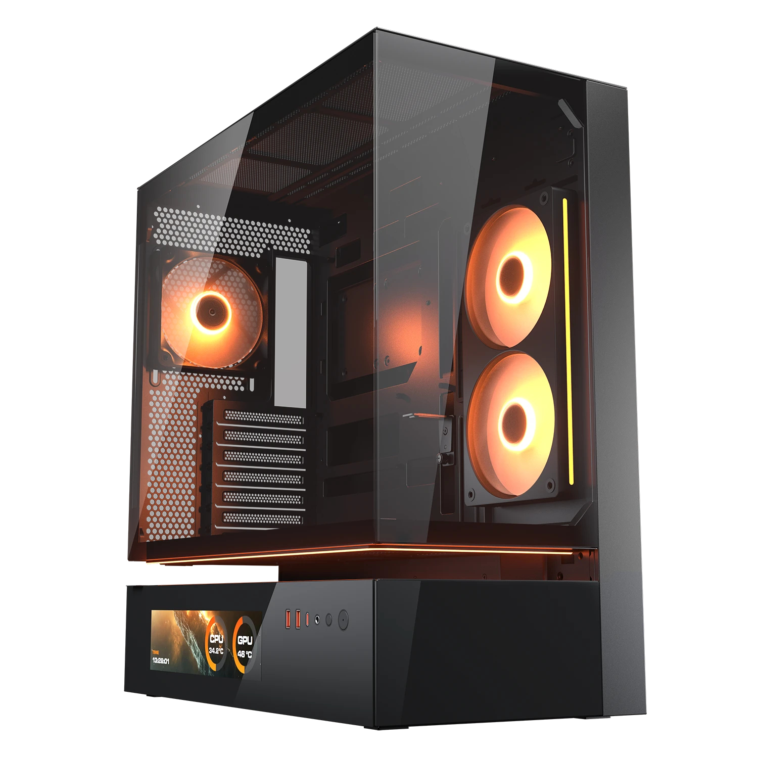 Boitier Moyen Tour ATX Cougar CFV235 Vision RGB avec panneaux vitrés (Noir)