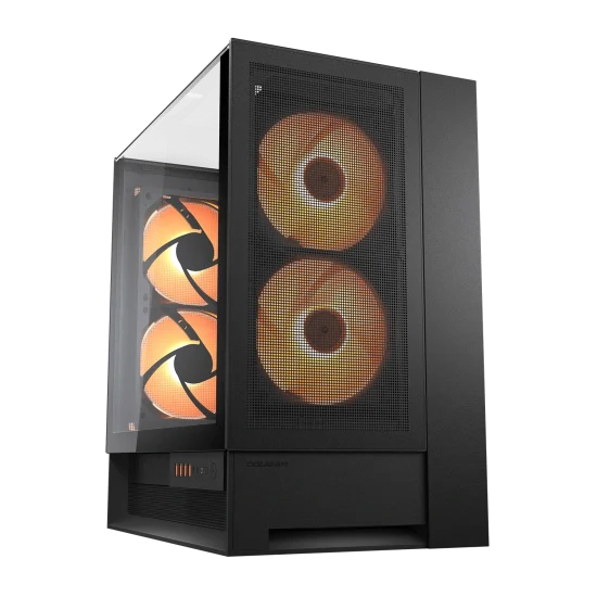 Boitier Moyen Tour ATX Cougar OmnyX RGB avec panneaux vitrés (Noir)