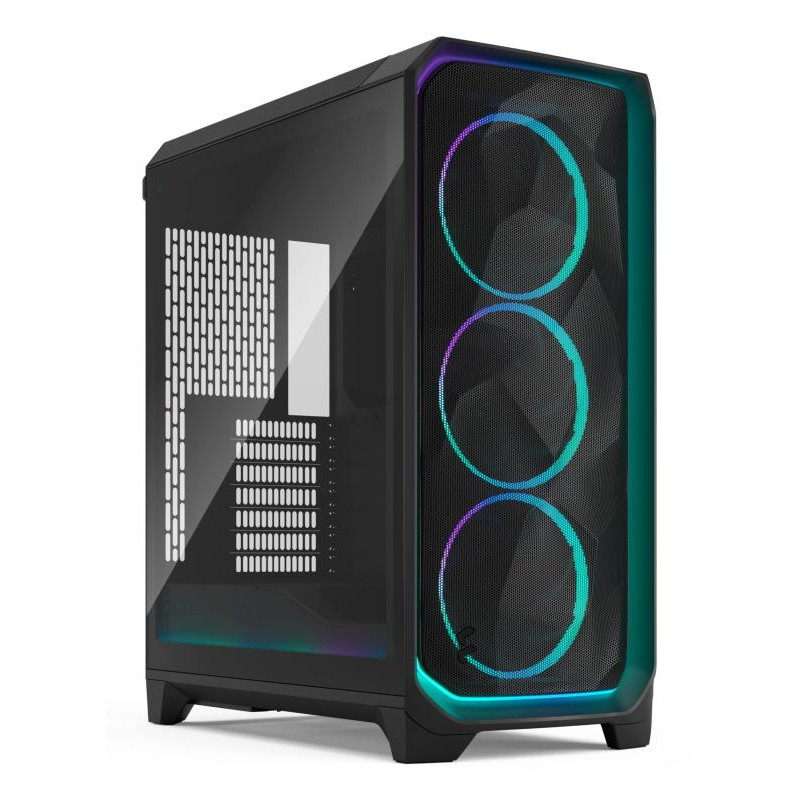 Boitier Moyen Tour ATX Fractal Design Meshify 3 Ambience Pro RGB avec panneau vitré (Noir)