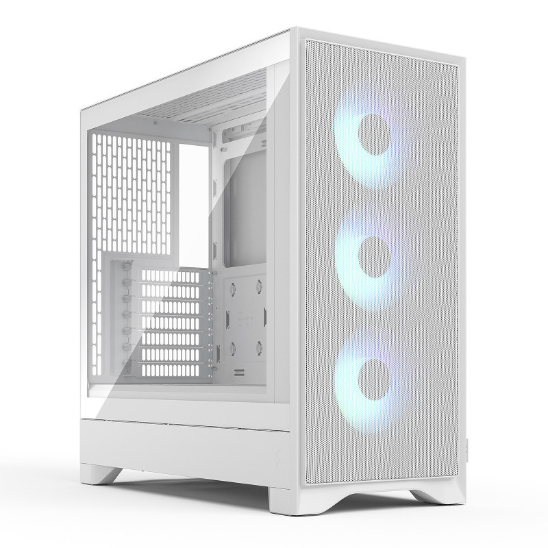 Boitier Moyen Tour ATX Fractal Design Pop 2 Air RGB avec panneau vitré (Blanc)