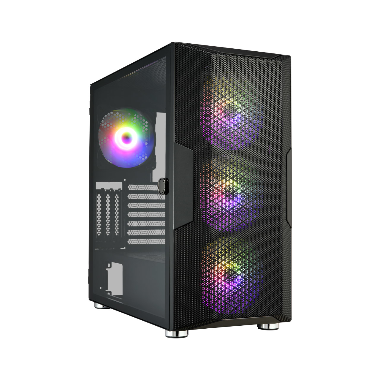 Boitier Moyen Tour ATX FSP CUT592 RGB avec panneau vitré (Noir)