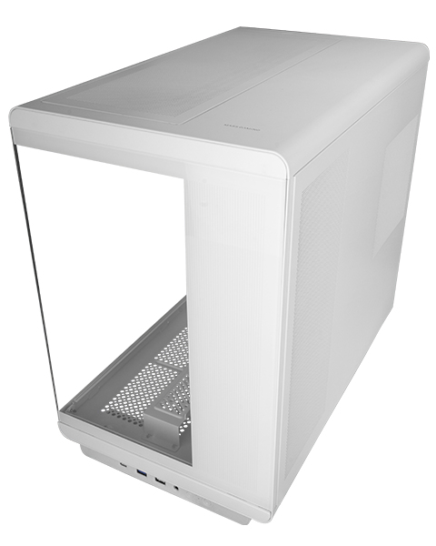 Boitier Moyen Tour ATX Mars Gaming MC-Rev RGB avec panneaux vitrés (Blanc)