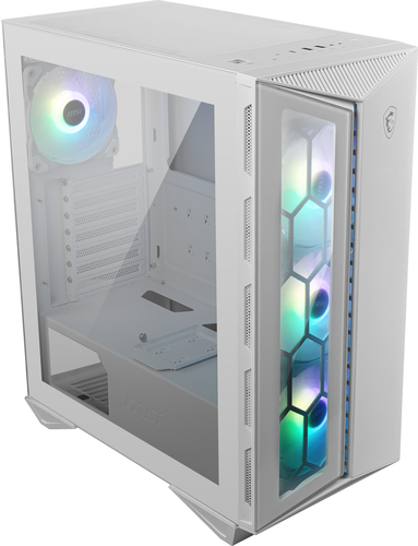 Boitier Moyen Tour ATX MSI MPG Gungnir 110R RGB avec panneaux vitrés (Blanc)