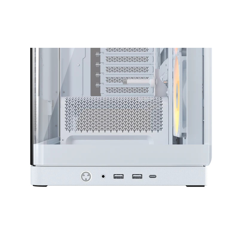 Boitier Moyen Tour E-ATX Corsair Frame 4500X RS-R Panoramic RGB avec panneaux vitrés (Blanc)