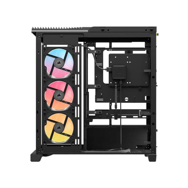 Boitier Moyen Tour E-ATX Corsair Frame 4500X RS-R Panoramic RGB avec panneaux vitrés (Noir)