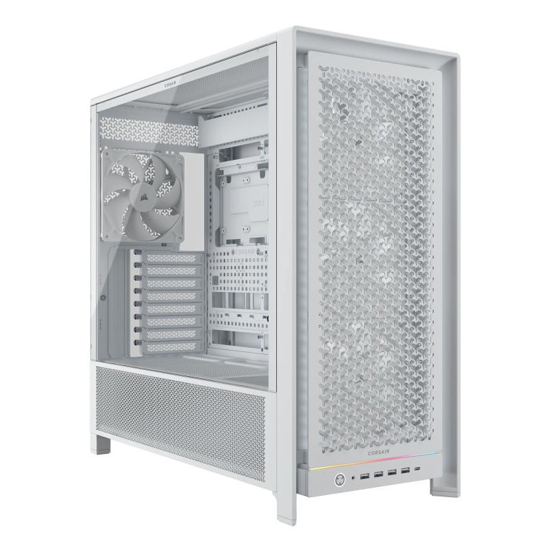 Boitier Moyen Tour E-ATX Corsair Frame 5000D RS avec panneau vitré (Blanc)
