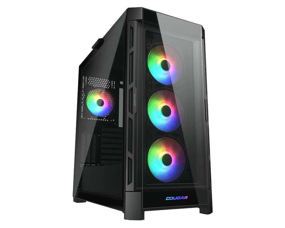 Boitier Moyen Tour E-ATX Cougar DuoFace Pro RGB avec panneaux vitrés (Noir)