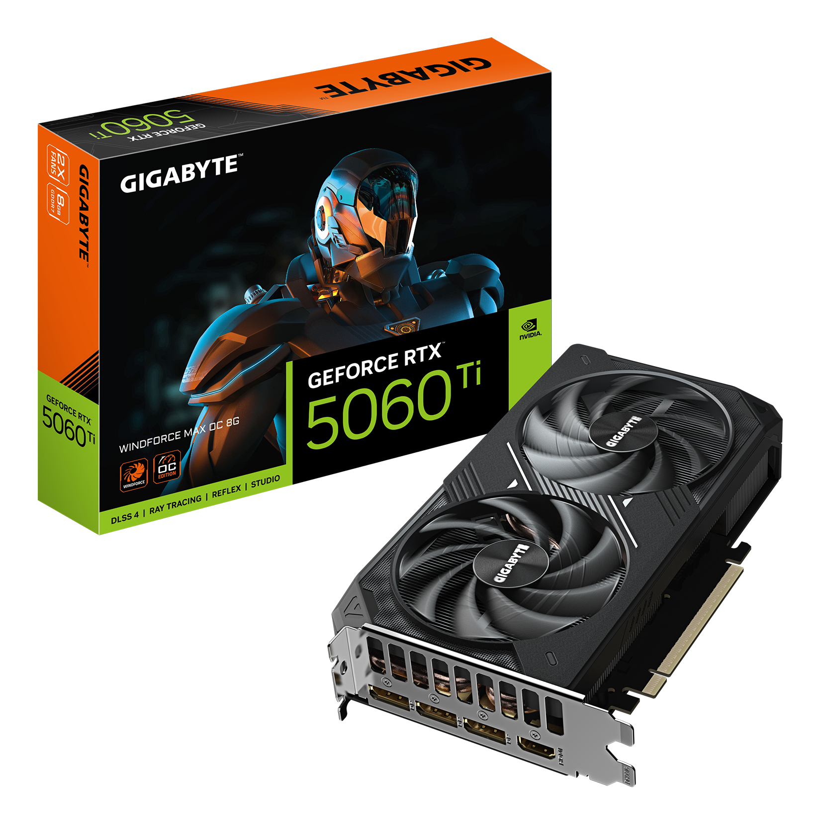 Carte Graphique Gigabyte GeForce RTX 5060 TI Windforce Max Oc 8Go