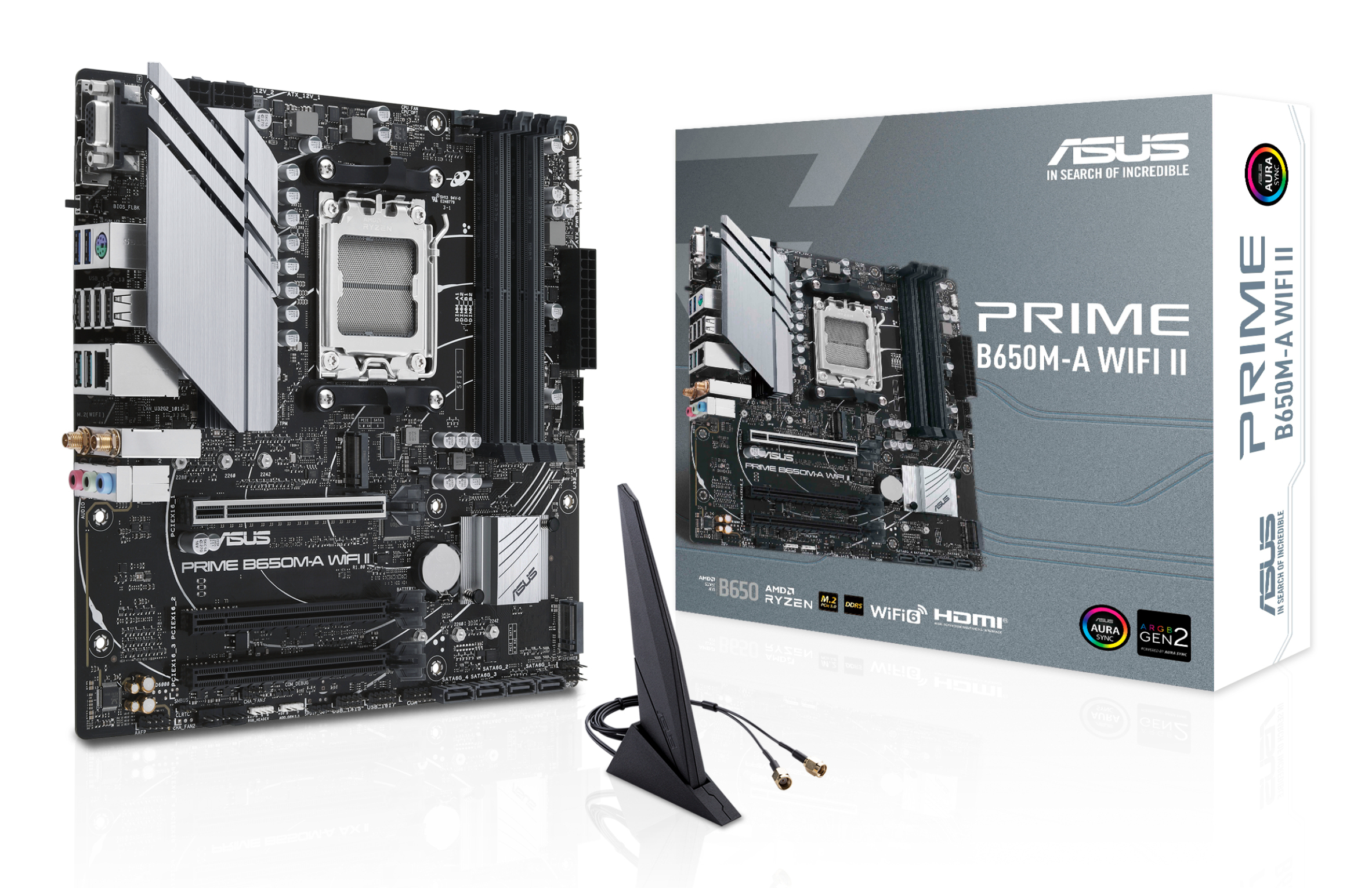 Carte Mère Asus Prime B650M-A WiFi II (AM5) Micro ATX