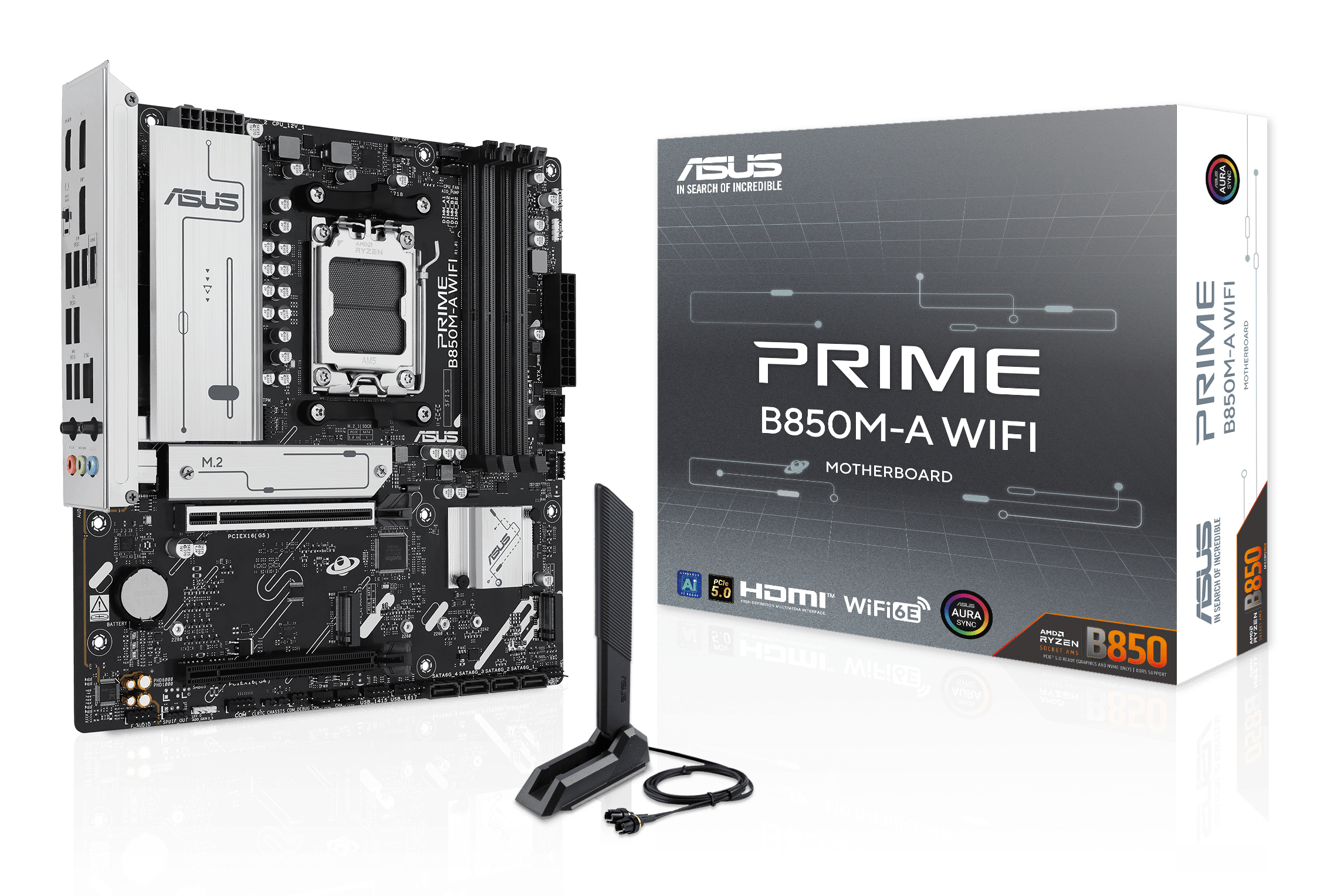 Carte Mère Asus Prime B850M-A (AMD AM5) Micro ATX