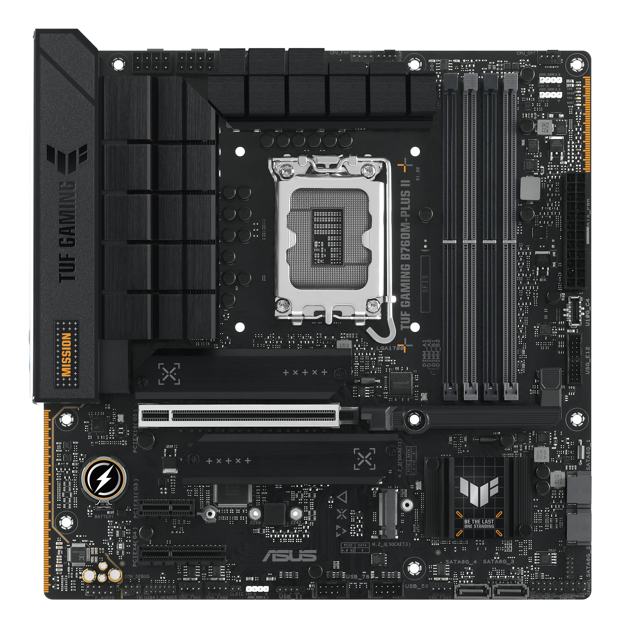 Carte Mère Asus Tuf Gaming B760M-Plus II (Intel LGA 1700) Micro ATX