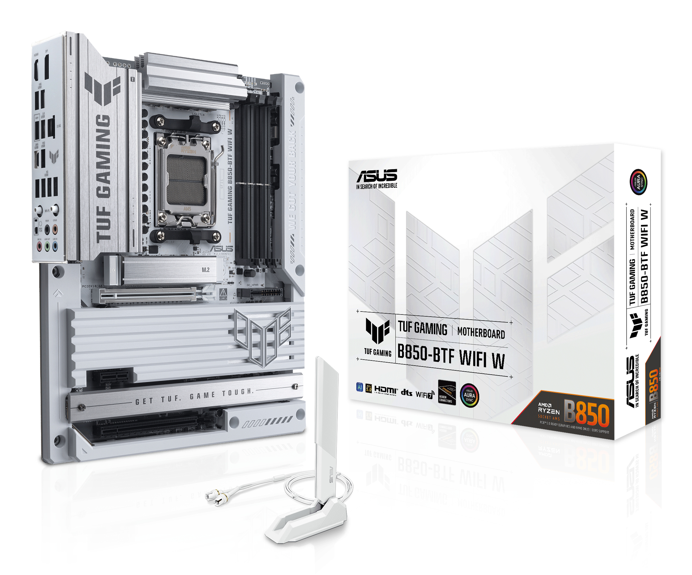 Carte Mère Asus Tuf Gaming B850-BTF WiFi (AM5) (Blanc)