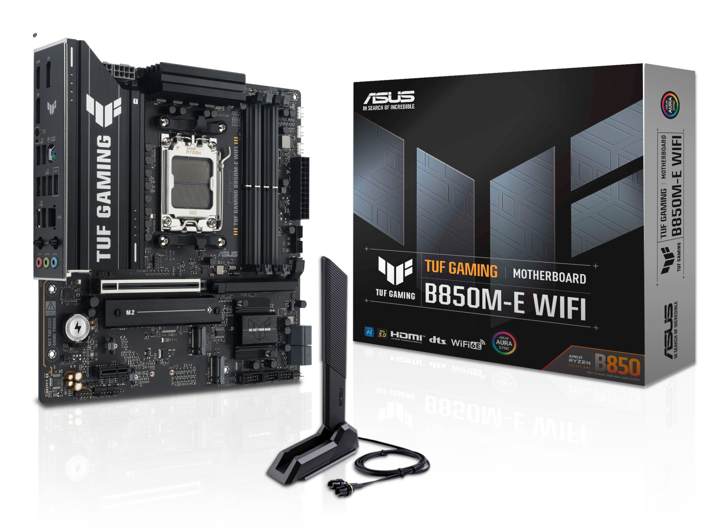 Carte Mère Asus Tuf Gaming B850M-E WiFi (AMD AM5) Micro ATX