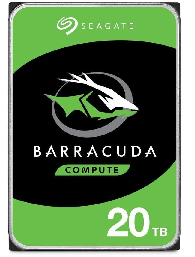 Disque Dur 3,5" Seagate BarraCuda 20To - S-ATA