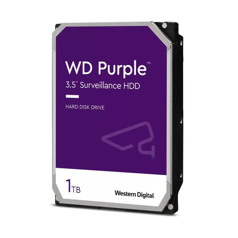 Disque Dur 3,5" Western Digital Purple Surveillance 1To 64Mo - S-ATA