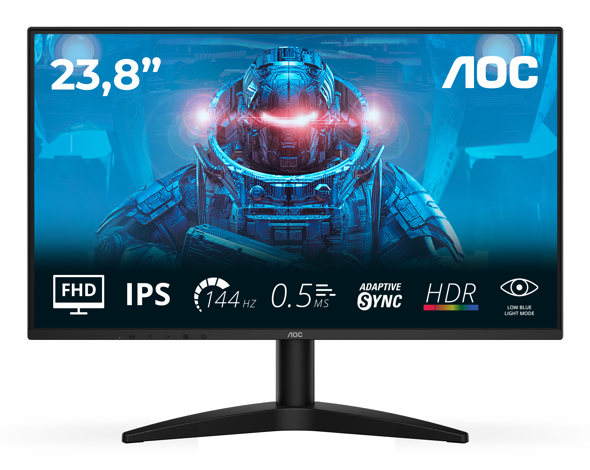 Ecran 24" AOC Basic B3 24B36X Full HD 144Hz (Noir)