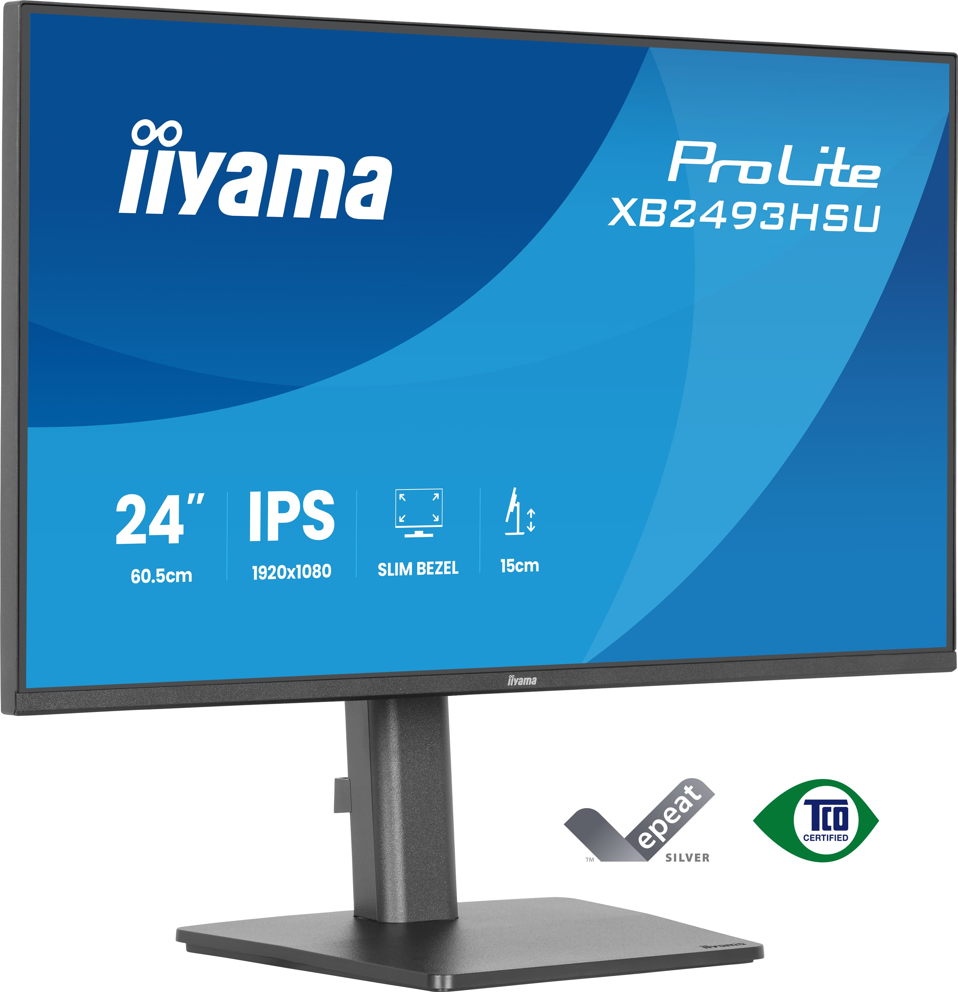Ecran 24" Iiyama ProLite XB2493HSU-B1 Full HD 120Hz (Noir)