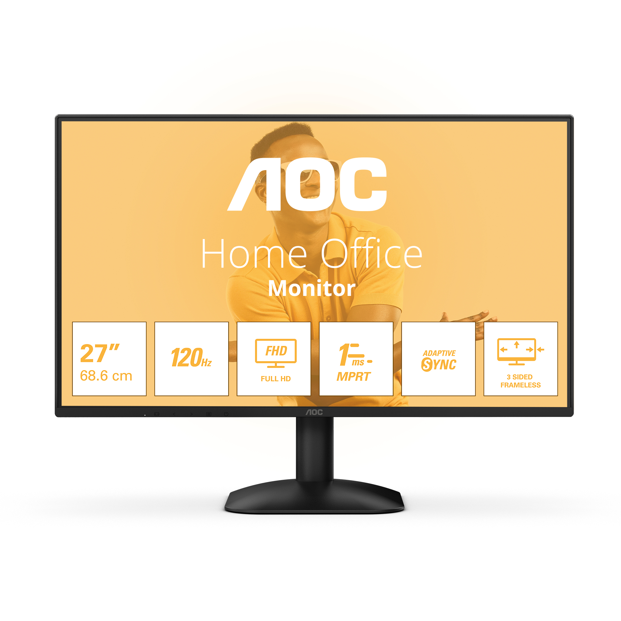 Ecran 27" AOC Basic B3 27B31H Full HD 120Hz (Noir)