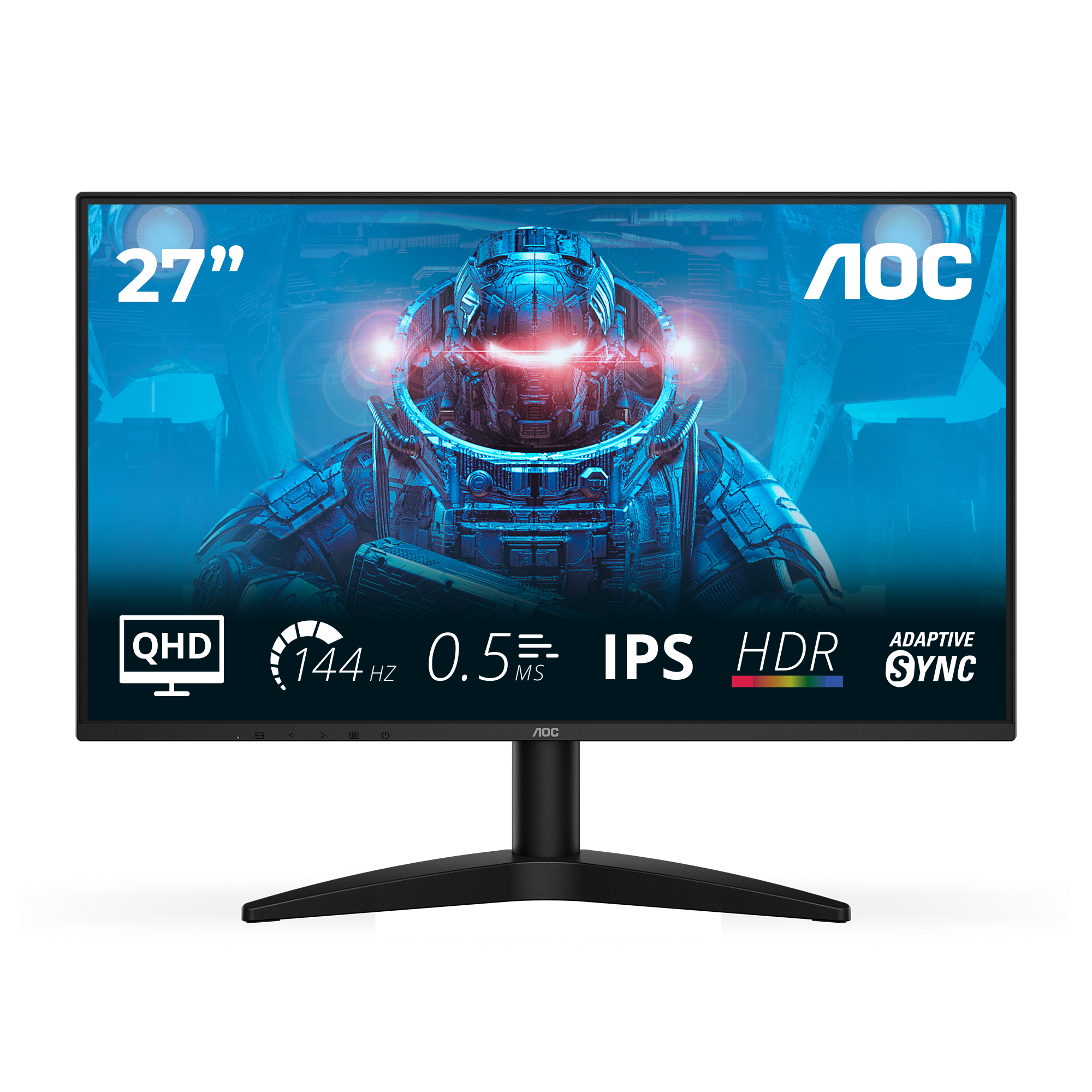 Ecran 27" AOC Basic B3 Q27B36X Quad HD 144Hz (Noir)