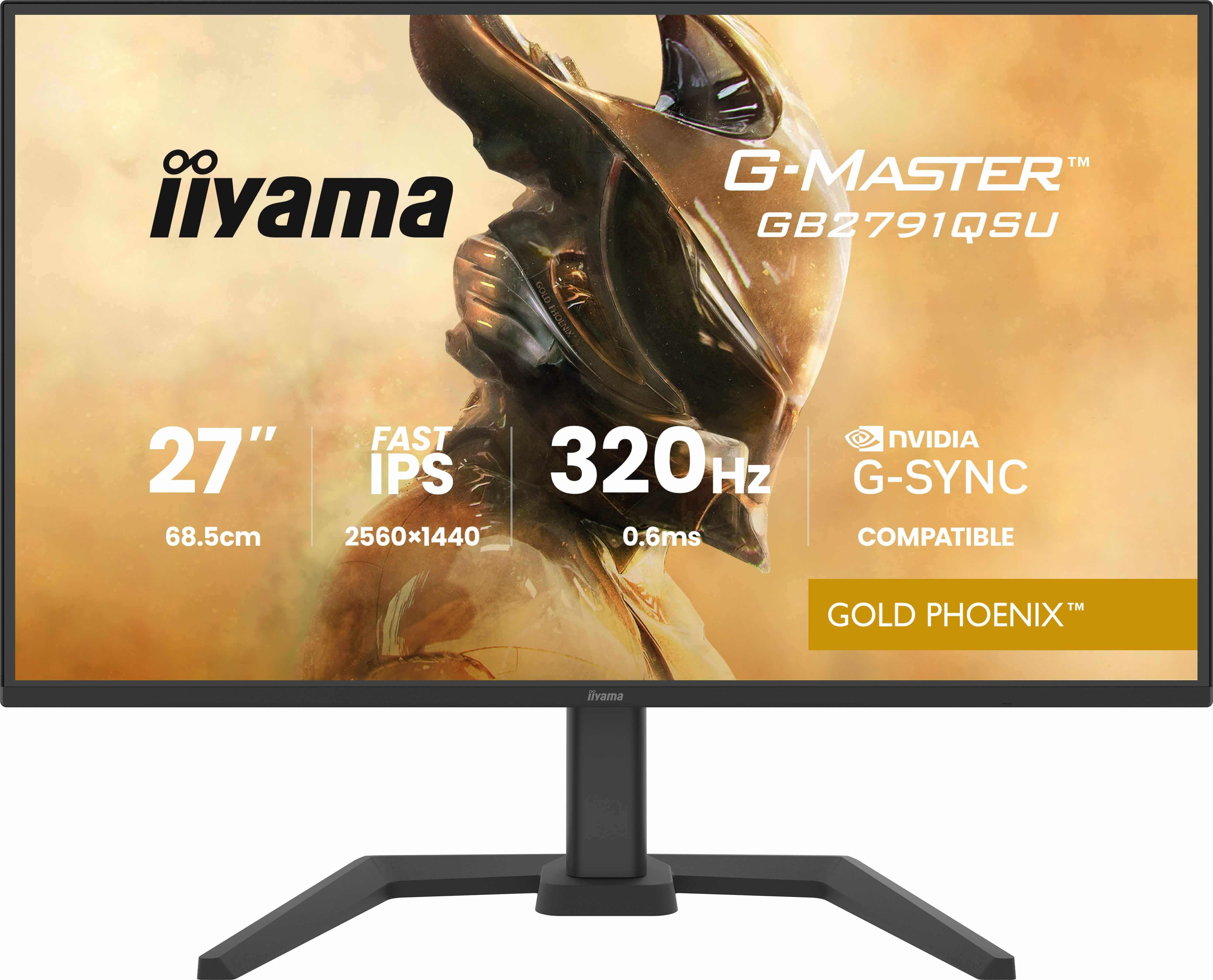Ecran 27" Iiyama G-Master Gold Phoenix GB2791QSU-B1 Quad HD 320Hz (Noir)
