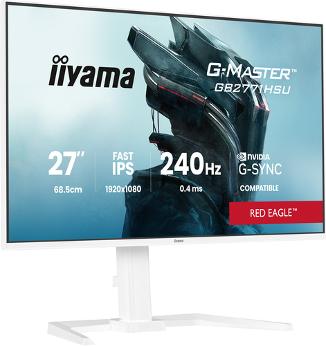 Ecran 27" Iiyama G-Master Red Eagle GB2771HSU-W1 Full HD 240Hz (Blanc)