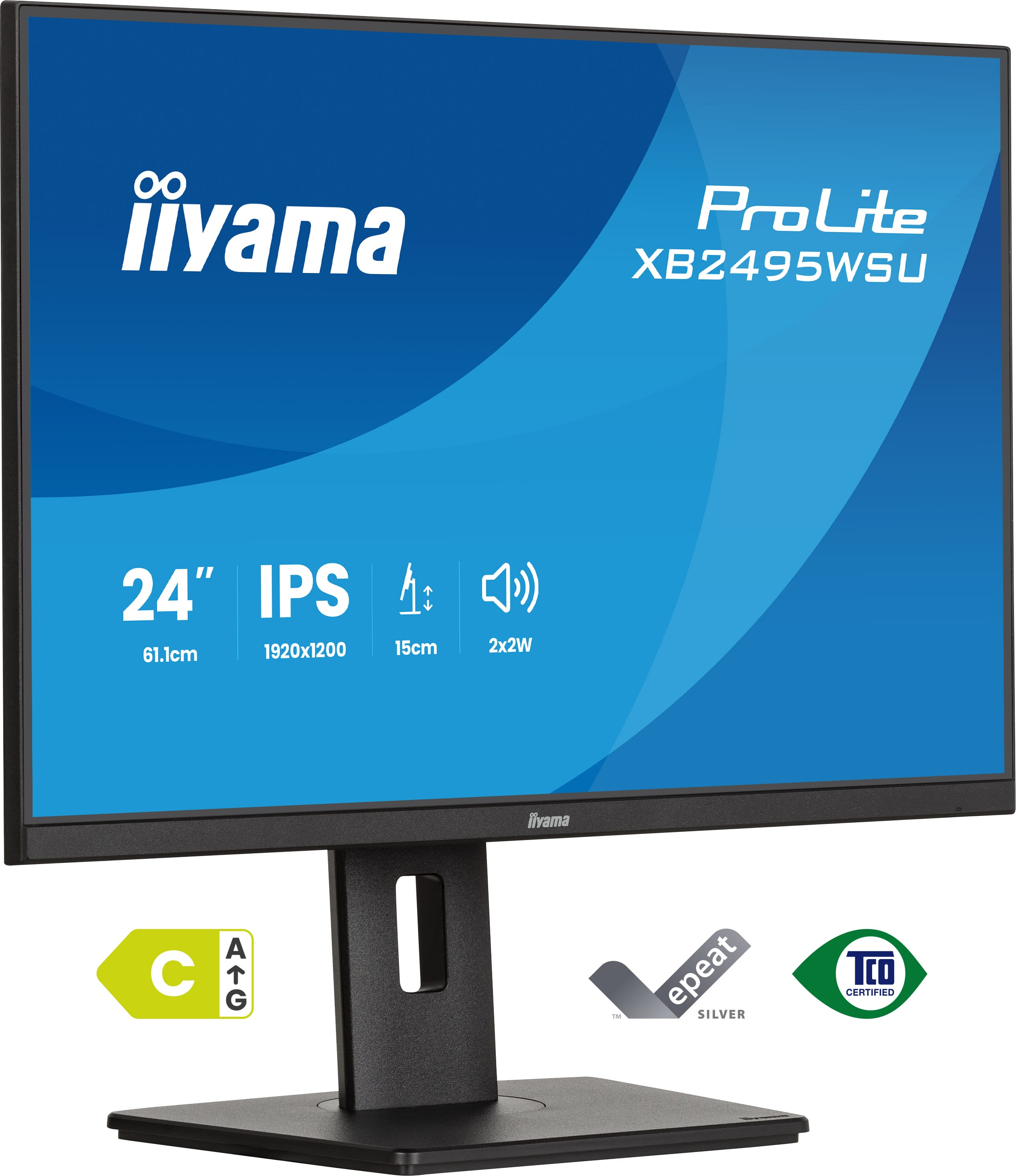 Ecran 27" Iiyama ProLite XB2495WSU-B1 WUXGA (Noir)