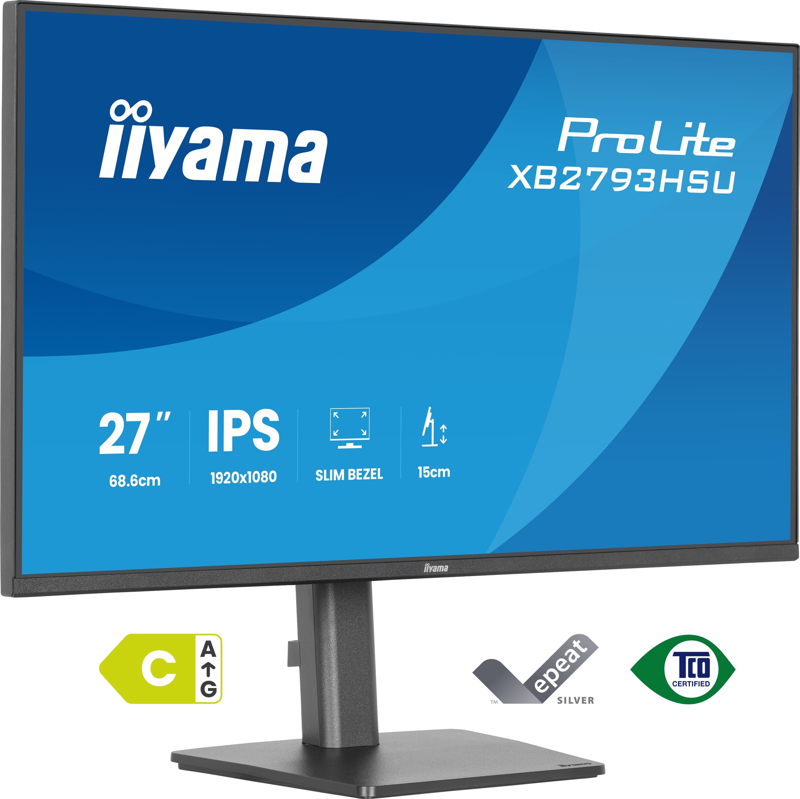 Ecran 27" Iiyama ProLite XB2793HSU-B1 Full HD 120Hz (Noir)