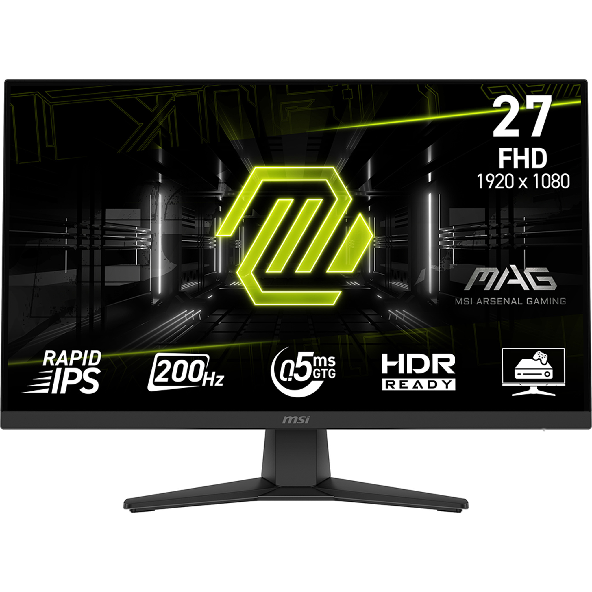 Ecran 27" MSI Mag 272F Full HD 200Hz (Noir)