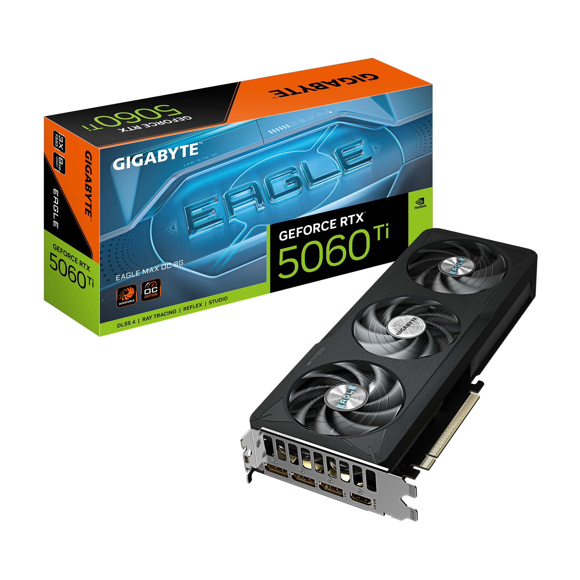 GIGABYTE GeForce RTX 5060 Ti EAGLE MAX OC 8G Carte Graphique