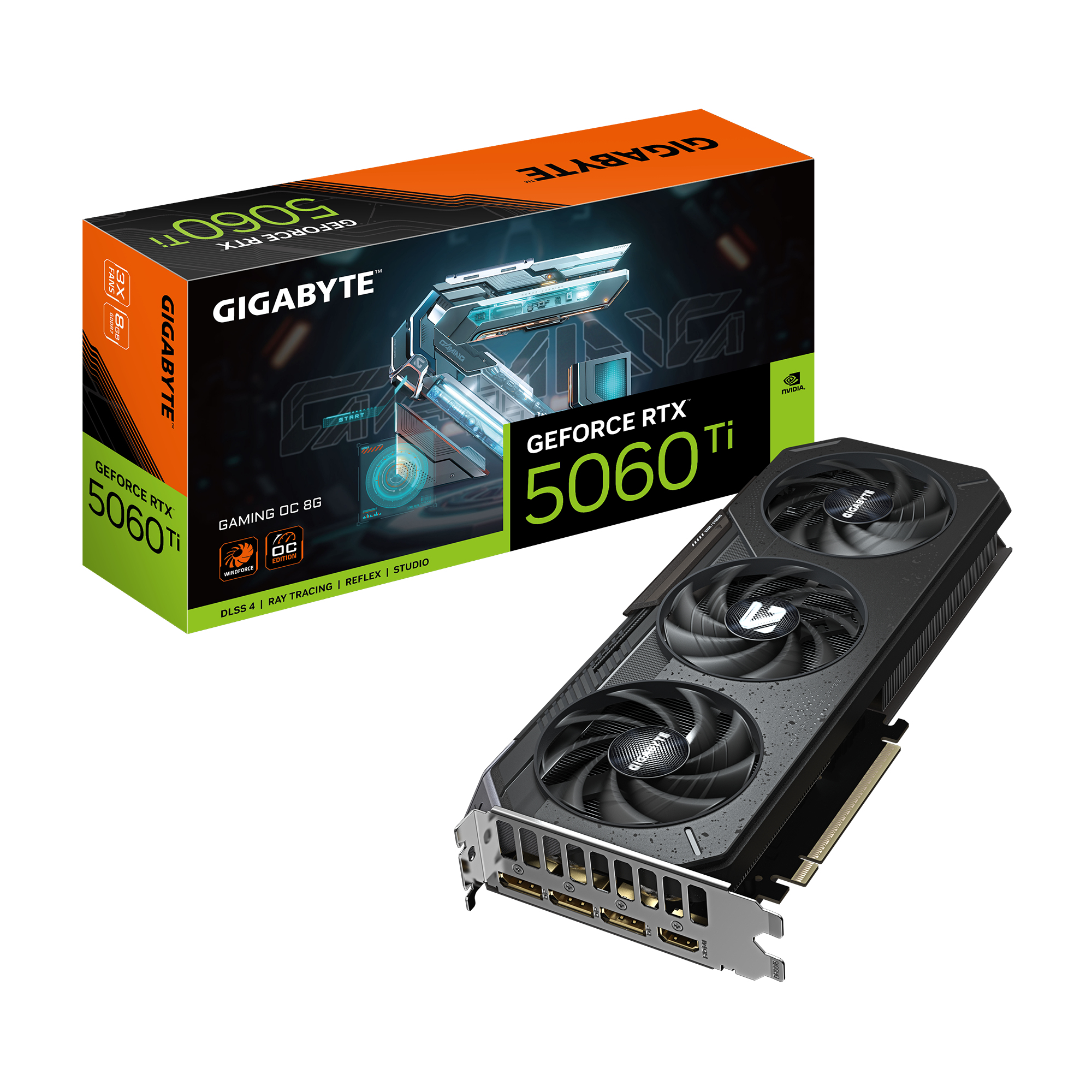 GIGABYTE GeForce RTX 5060 Ti GAMING OC 8G Carte Graphique