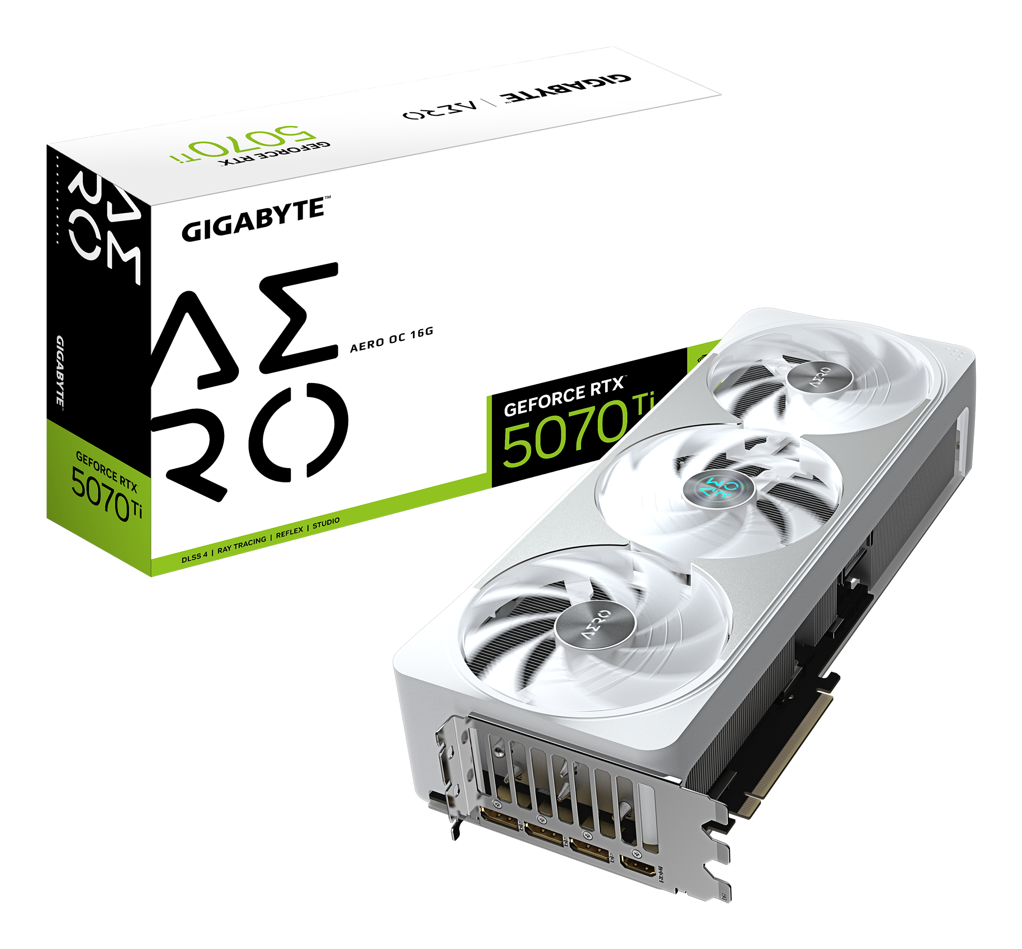 GIGABYTE GeForce RTX 5070 Ti AERO OC 16G Carte Graphique