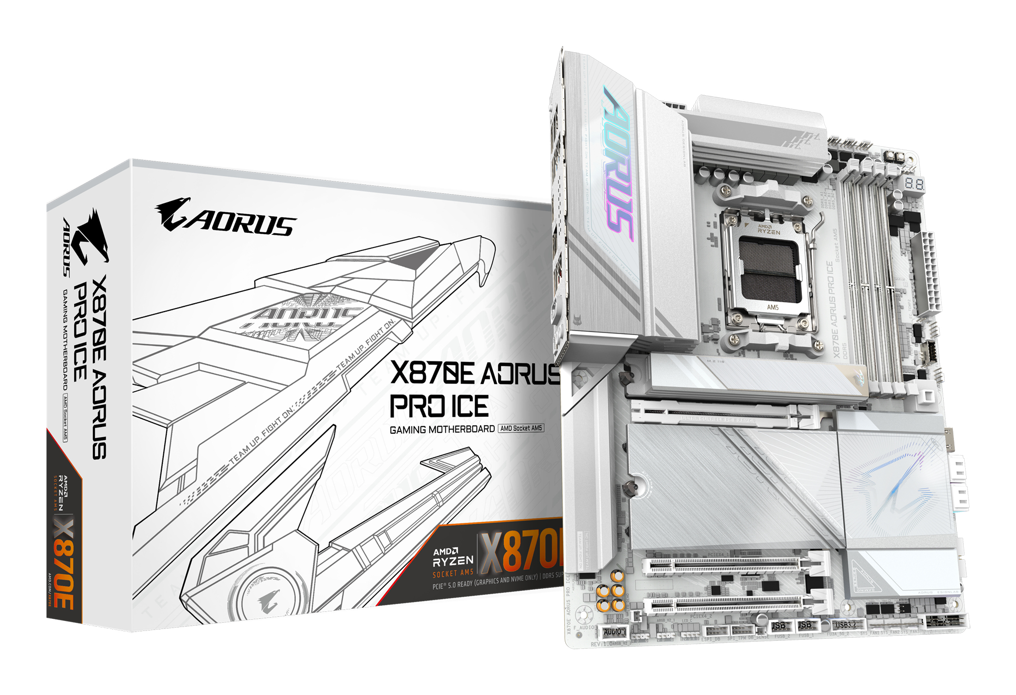 GIGABYTE X870E AORUS PRO ICE o