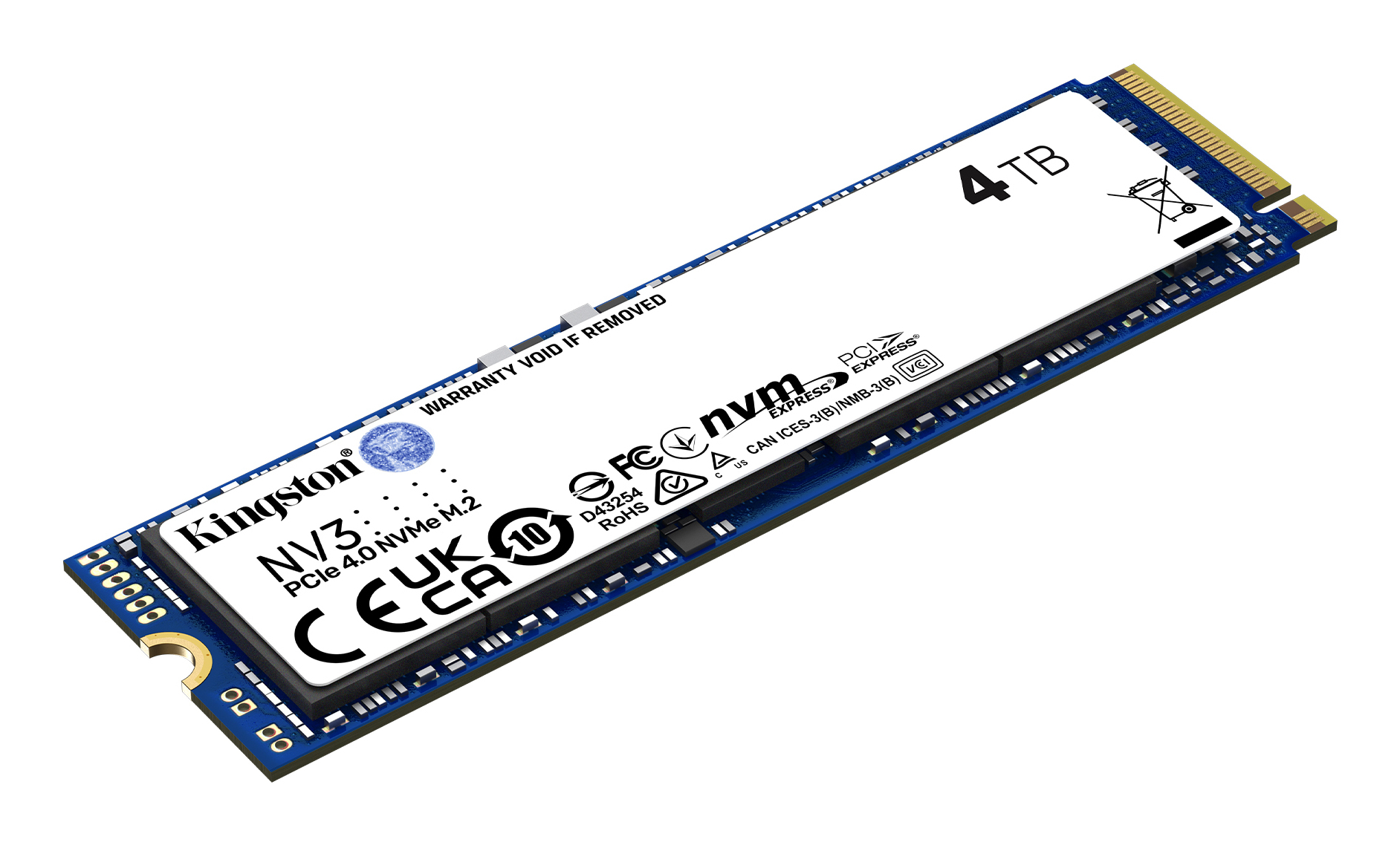 KINGSTON SSD NV3 4000G M.2 NVMe PCIe 4.0 *SNV3S/4000G