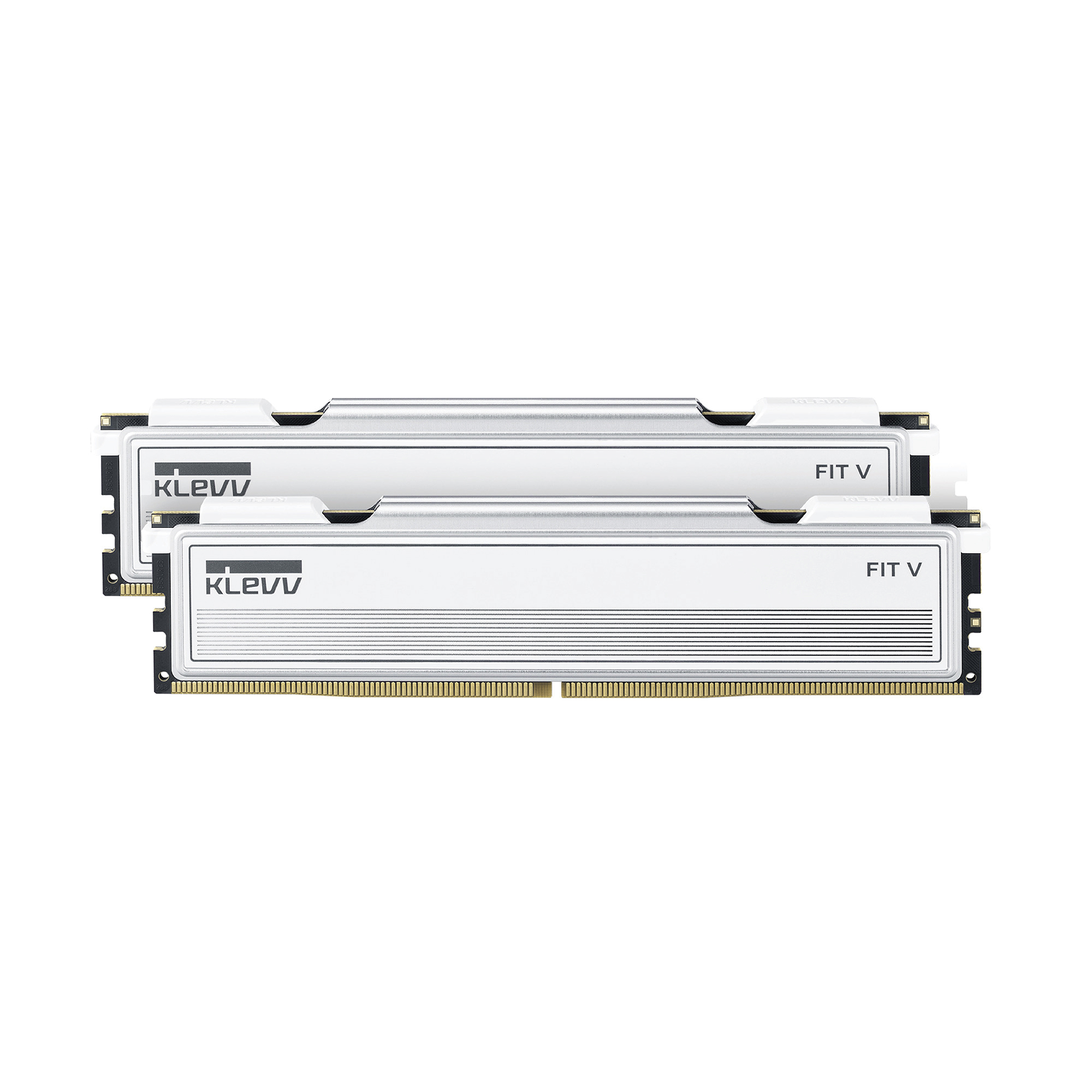 Kit Barettes mémoire 32Go (2x16Go) DIMM DDR5 Klevv Fit V 6000MHz CL30 (Blanc)