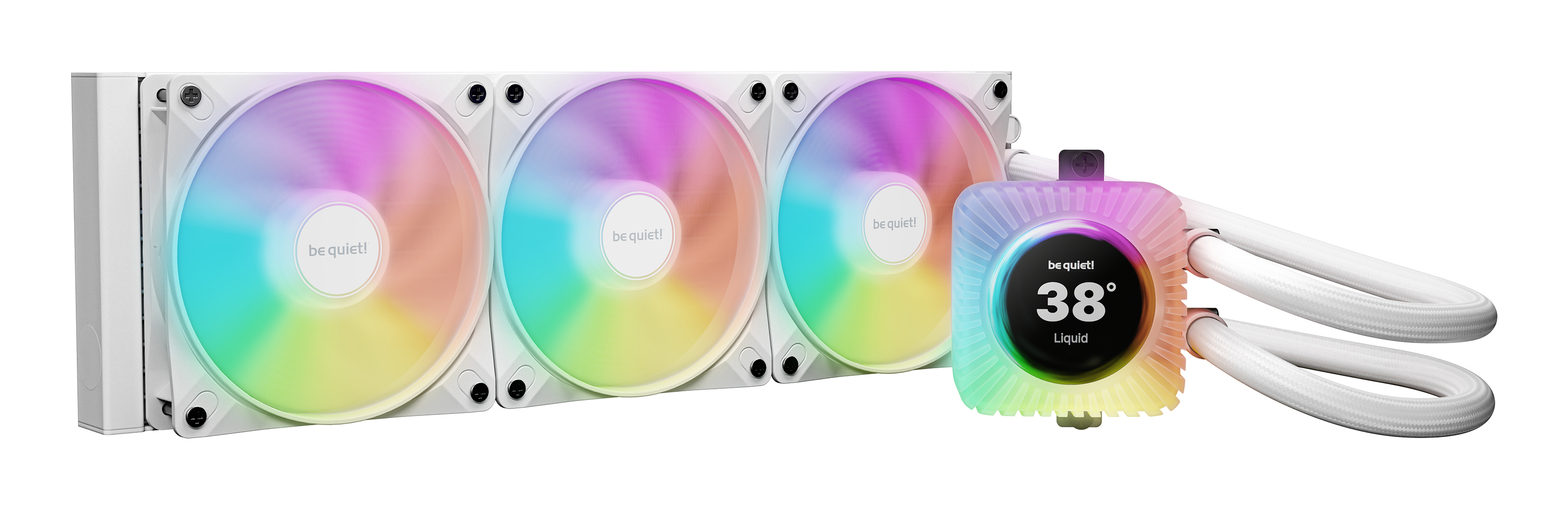 Kit Watercooling AIO be quiet! Light Loop IO LCD RGB -360mm (Blanc)