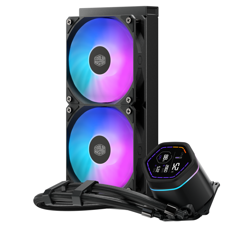 Kit Watercooling AIO Cooler Master MasterLiquid Core Nex Digital RGB - 240mm (Noir)
