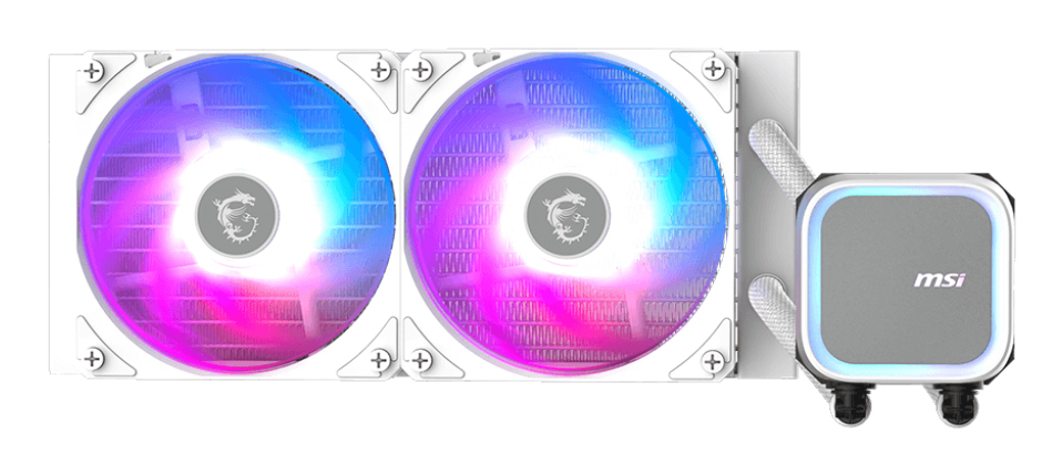 Kit Watercooling AIO MSI Mag CoreLiquid A13 RGB - 240mm (Blanc)
