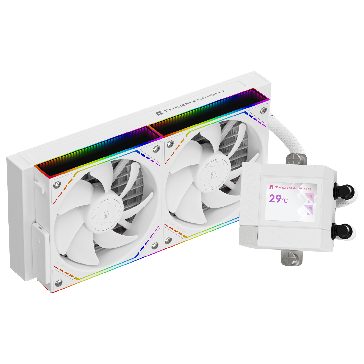Kit Watercooling AIO Thermalright Core Matrix Vision RGB - 240mm (Blanc)