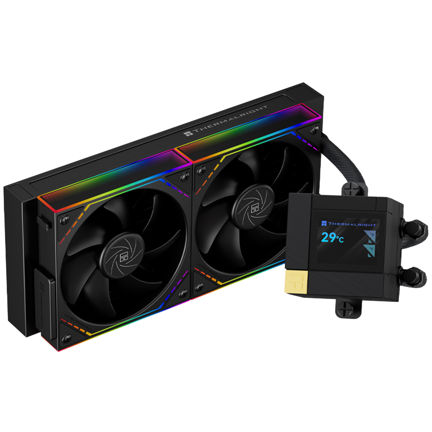Kit Watercooling AIO Thermalright Core Matrix Vision RGB - 240mm (Noir)