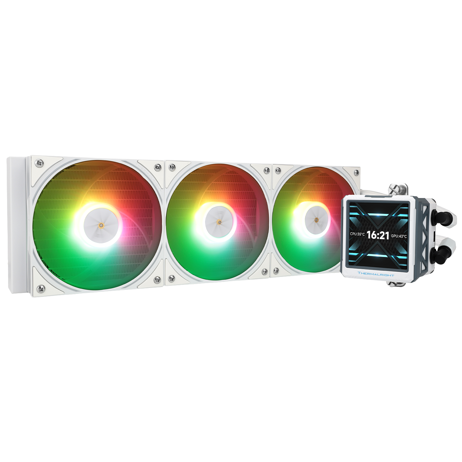 Kit Watercooling AIO Thermalright Frozen Warframe Ultra RGB - 360mm (Blanc)